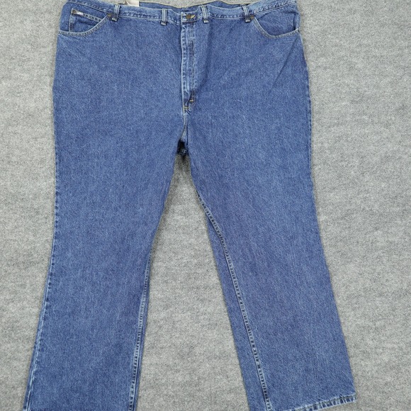 Lee Jeans Mens 60x32 Blue Denim Regular Fit Straight Leg Big Tall New Tags - Picture 1 of 9